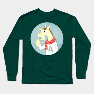 Two Front Teeth Unicorn Long Sleeve T-Shirt